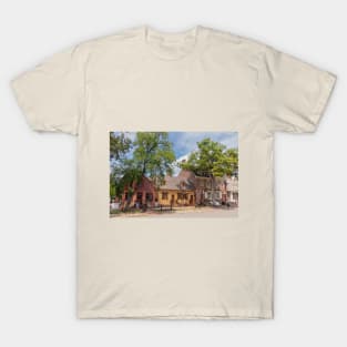 Typical Street in Colonial Williamsburg, Virginia T-Shirt